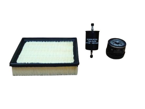 Filter kit Mahindra XUV 300 Petrol 1001CA0800N 0303BAM00350N 0313ABF00371N