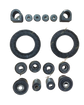 OEM Front Suspension Bushing Kit Mahindra Scorpio Pickup 2nd Generation  0401BAA06280N, 0201DD0220N, 0401BA4530N