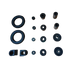 New Genuine Front Suspension Bush Kit For Mahindra Scorpio CRDI First Generation 0201DD0220N, 0401BA4530N, 0401BAA06280N